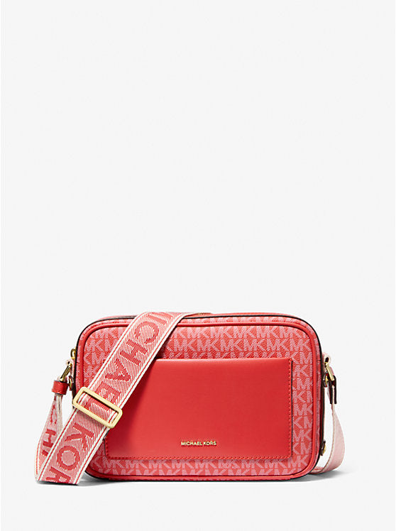 Michael Kors Jet Set Logo Phone Crossbody B Burnt Sienna